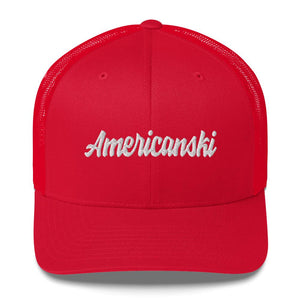 Americanski Trucker Cap - Red - Polish Shirt Store