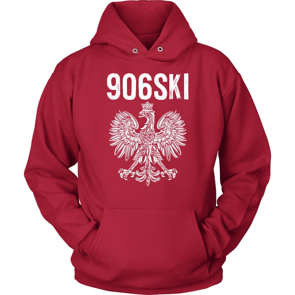 906SKI Michigan Polish Pride T-shirt teelaunch Unisex Hoodie Red S