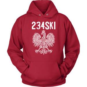 Ohio Polish Pride - Area Code 234 - Unisex Hoodie / Red / S - Polish Shirt Store