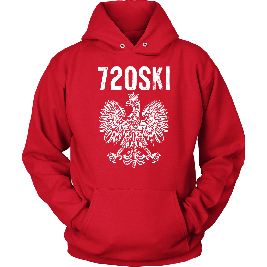 720SKI Denver Colorado Polish Pride T-shirt teelaunch Unisex Hoodie Red S