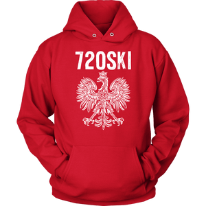 720SKI Denver Colorado Polish Pride - Unisex Hoodie / Red / S - Polish Shirt Store