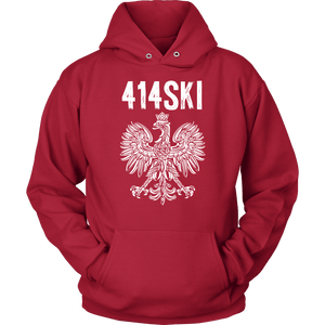 Milwaukee Wisconsin Polish American Pride - Unisex Hoodie / Red / S - Polish Shirt Store
