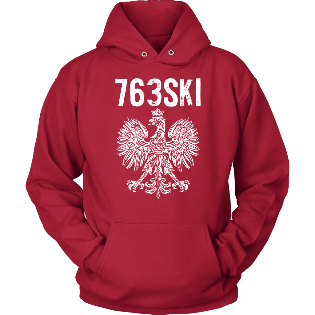 763SKI Minnesota Polish Pride T-shirt teelaunch Unisex Hoodie Red S