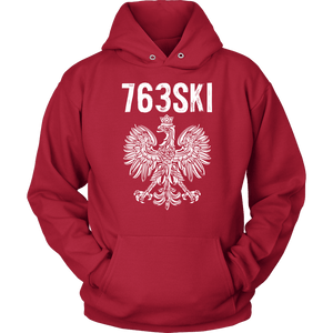 763SKI Minnesota Polish Pride - Unisex Hoodie / Red / S - Polish Shirt Store
