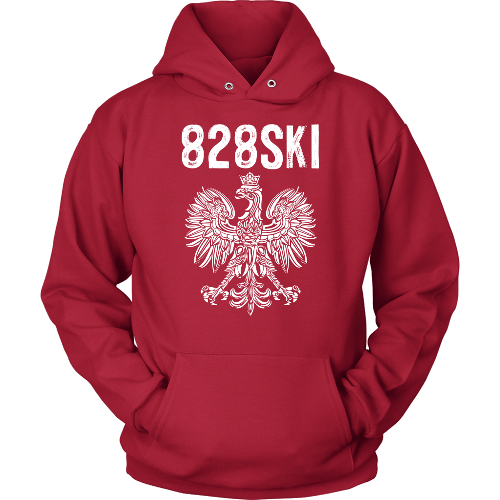 828SKI North Carolina Polish Pride T-shirt teelaunch Unisex Hoodie Red S