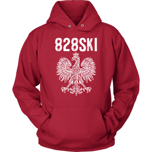 828SKI North Carolina Polish Pride - Unisex Hoodie / Red / S - Polish Shirt Store