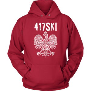 417SKI Missouri Polish Pride - Unisex Hoodie / Red / S - Polish Shirt Store