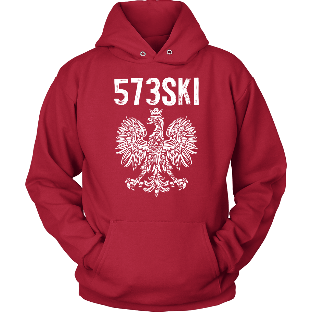573SKI Missouri Polish Pride T-shirt teelaunch Unisex Hoodie Red S