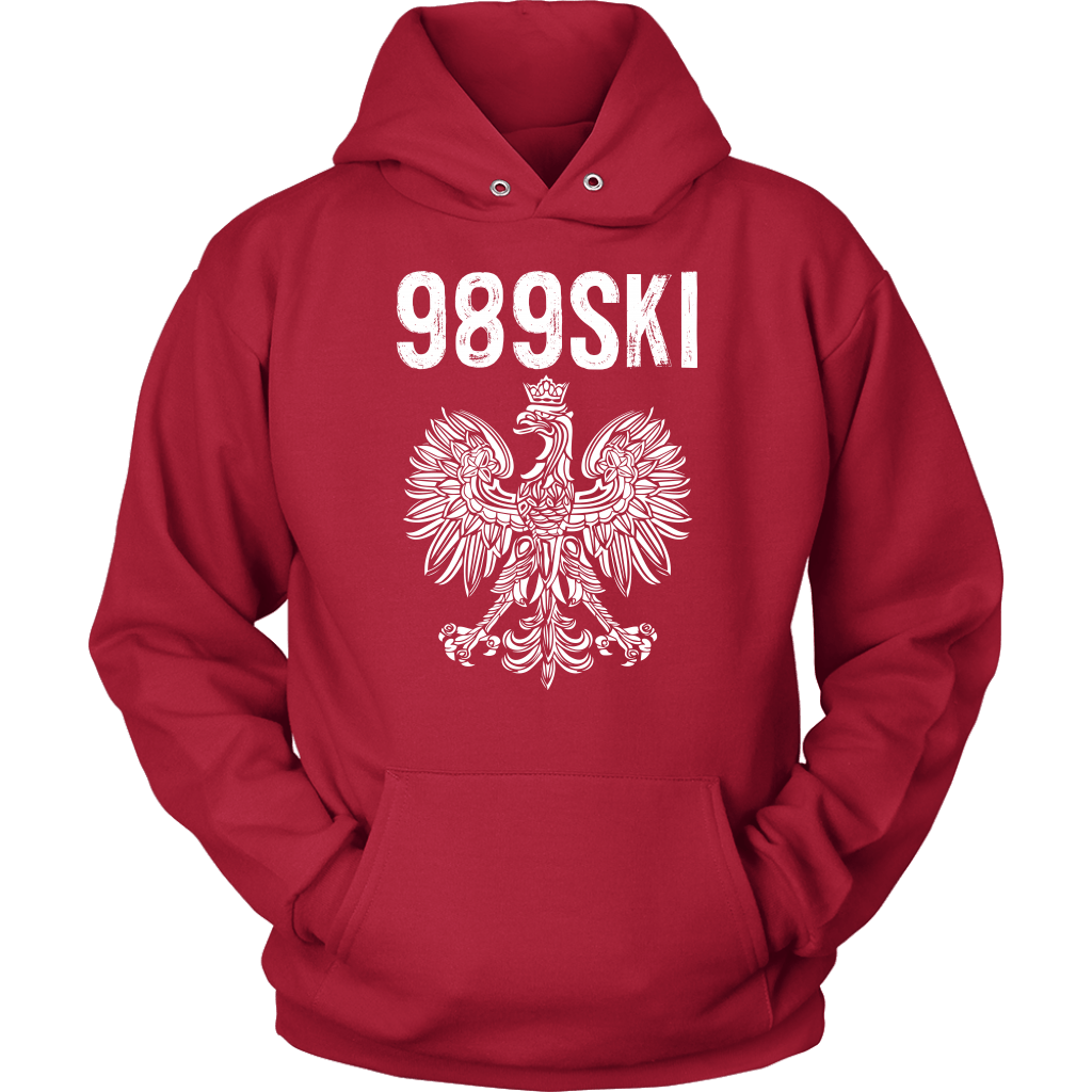 989SKI Saginaw Michigan, Polish Pride T-shirt teelaunch Unisex Hoodie Red S