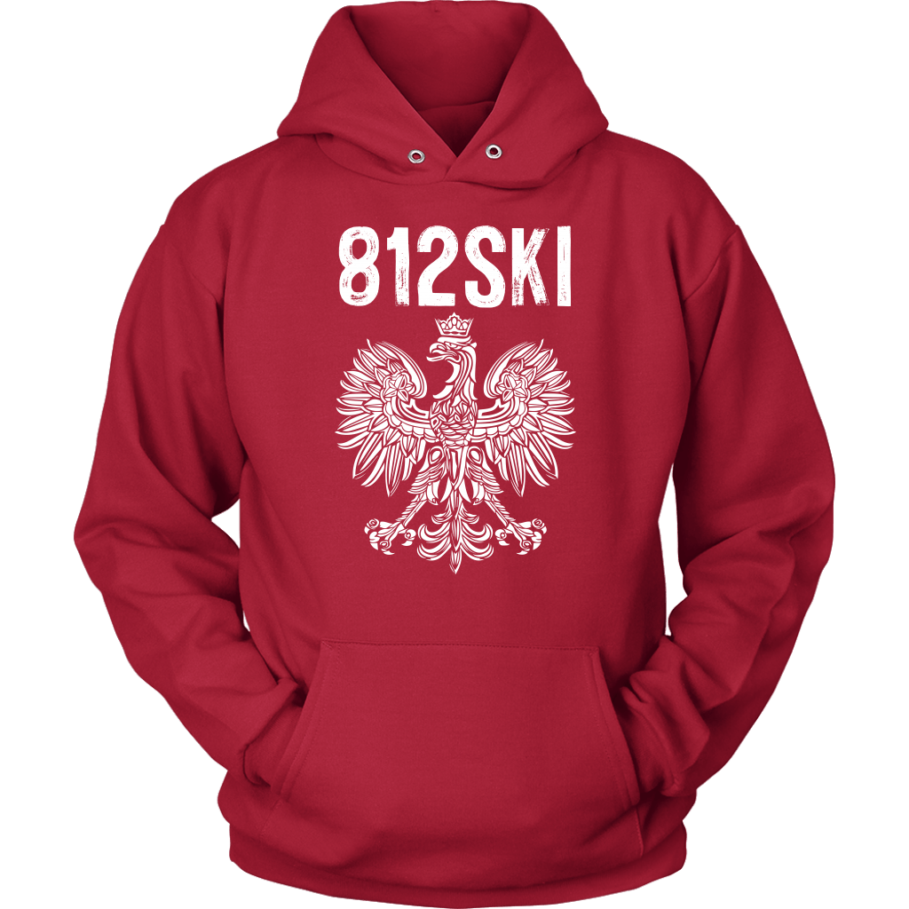 812SKI Indiana Polish Pride T-shirt teelaunch Unisex Hoodie Red S