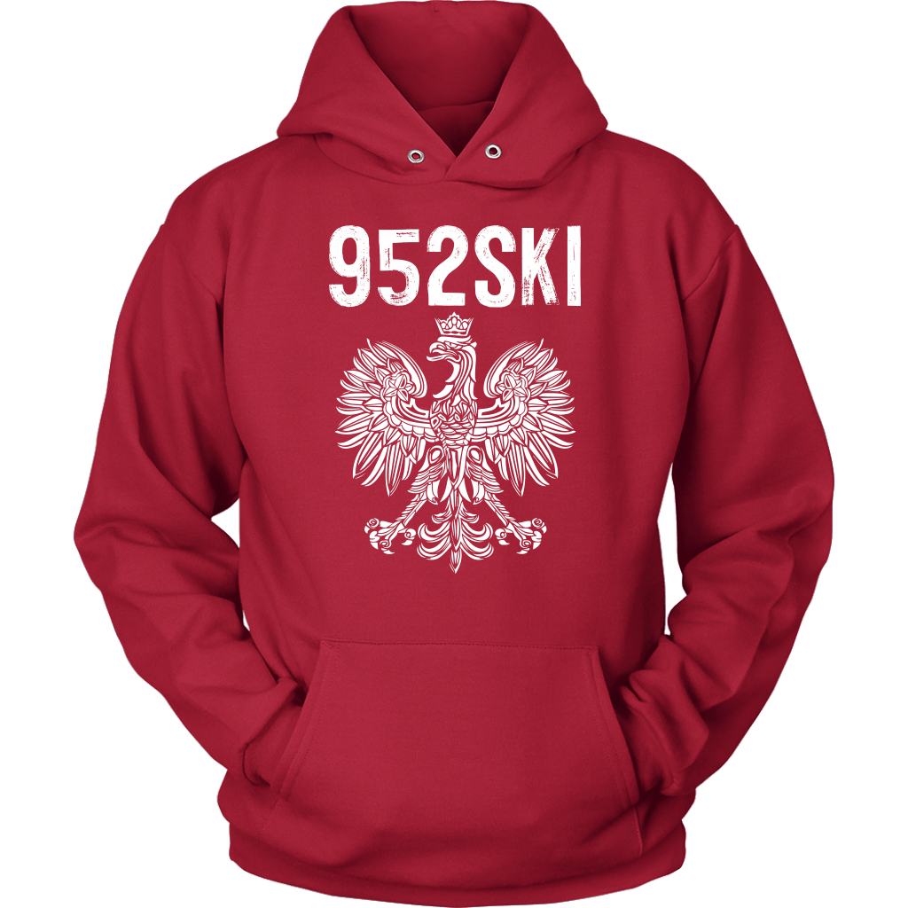 952SKI Minnesota Polish Pride T-shirt teelaunch Unisex Hoodie Red S