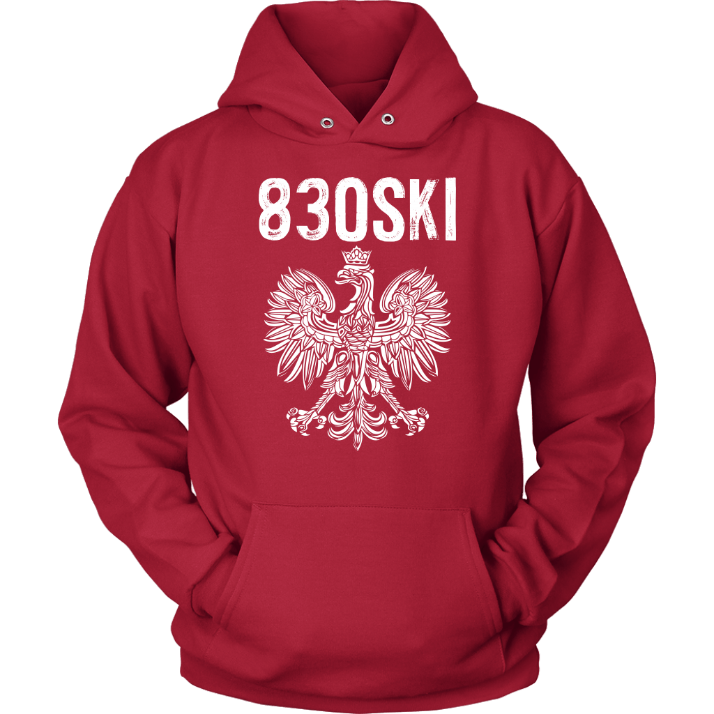 830SKI Texas, Polish Pride T-shirt teelaunch Unisex Hoodie Red S