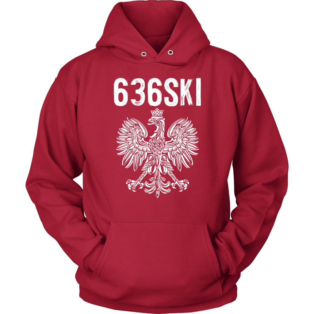 636SKI Missouri Polish Pride T-shirt teelaunch Unisex Hoodie Red S