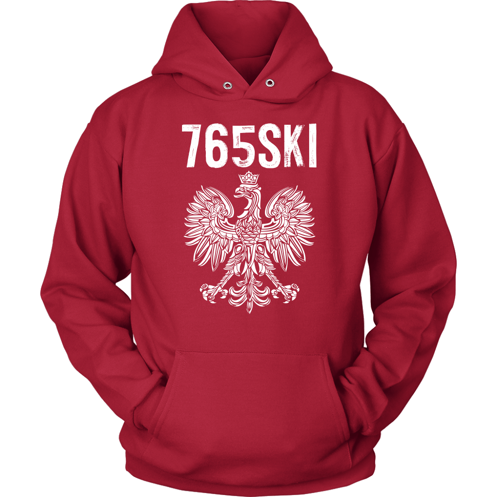 765SKI Indiana Polish Pride T-shirt teelaunch Unisex Hoodie Red S