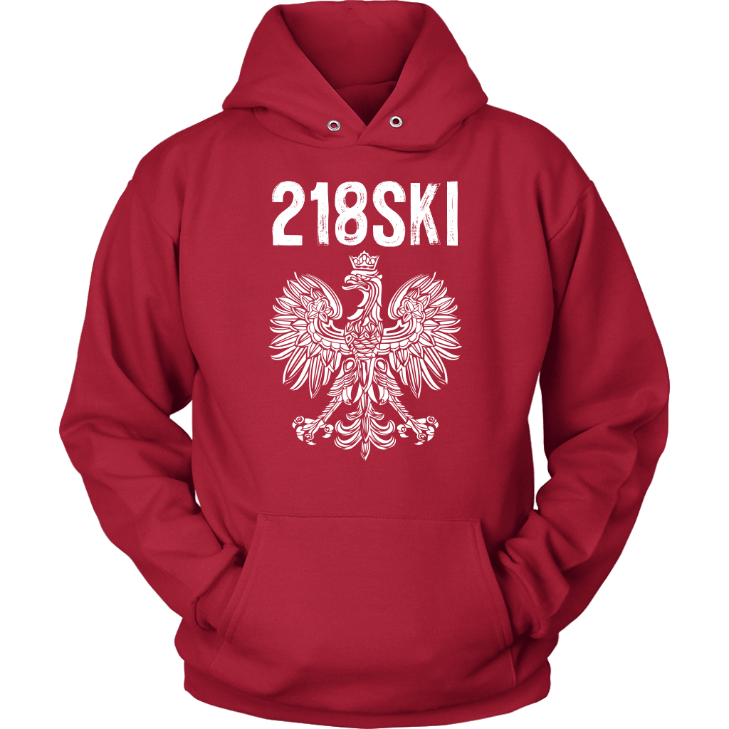 Minnesota - 218 Area Code - 218SKI T-shirt teelaunch Unisex Hoodie Red S