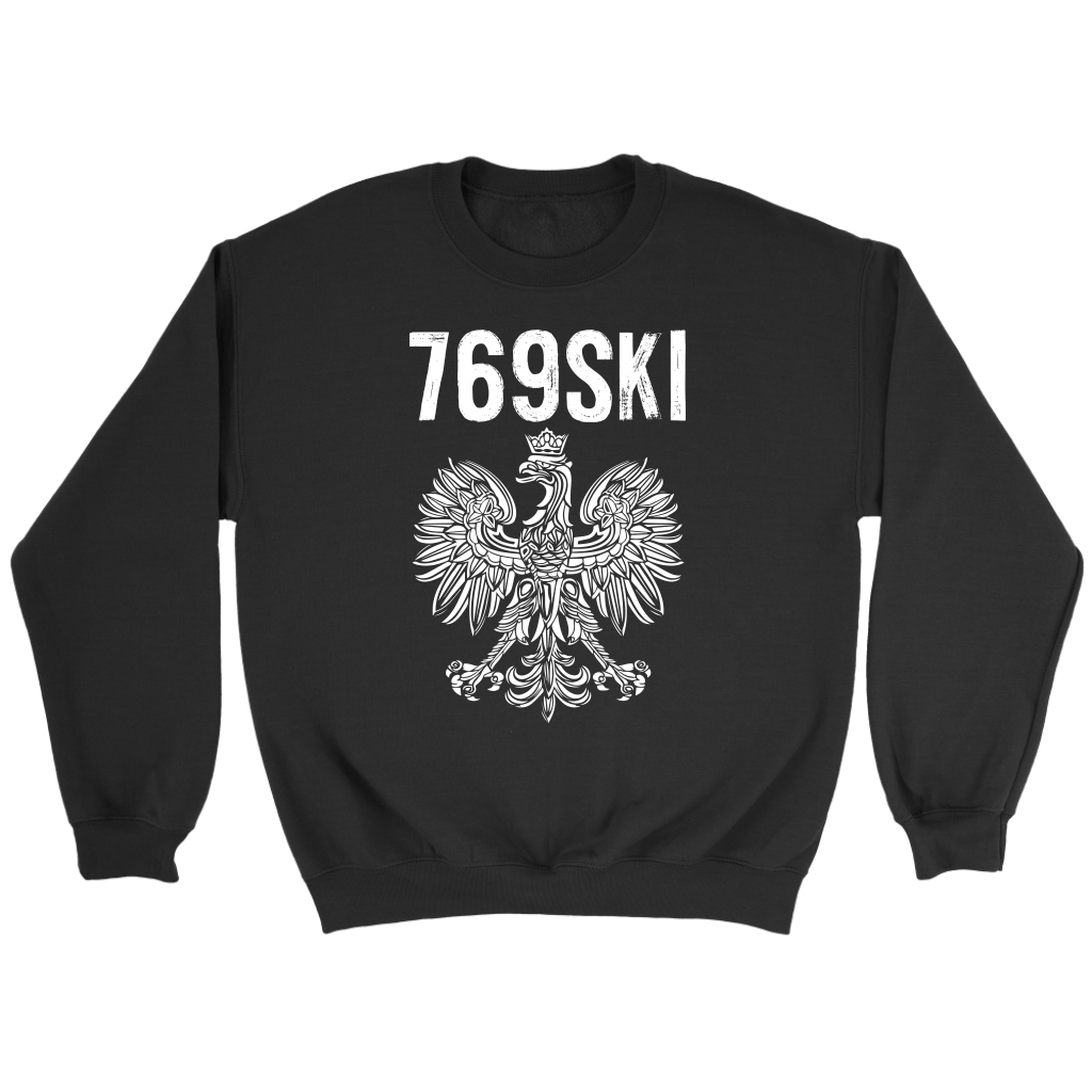 769SKI Mississippi Polish Pride T-shirt teelaunch Crewneck Sweatshirt Black S