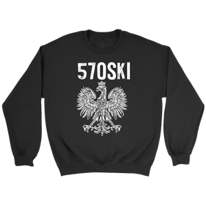 Scranton Pennsylvania Polish Shirt - Crewneck Sweatshirt / Black / S - Polish Shirt Store