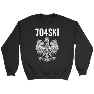 704SKI North Carolina Polish Pride - Crewneck Sweatshirt / Black / S - Polish Shirt Store
