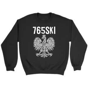 765SKI Indiana Polish Pride - Crewneck Sweatshirt / Black / S - Polish Shirt Store