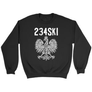 Ohio Polish Pride - Area Code 234 - Crewneck Sweatshirt / Black / S - Polish Shirt Store