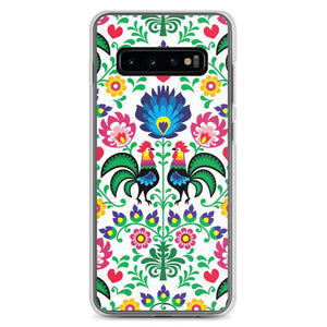 Wycinanki Folk Art Rooster Samsung Case - Samsung Galaxy S10+ - Polish Shirt Store