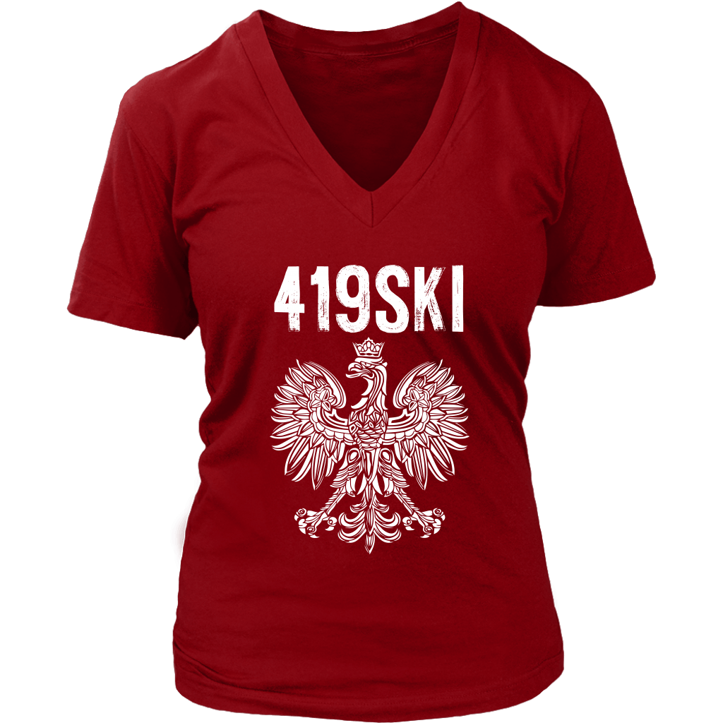 Toledo Ohio - 419 Area Code - Polish Pride T-shirt teelaunch   