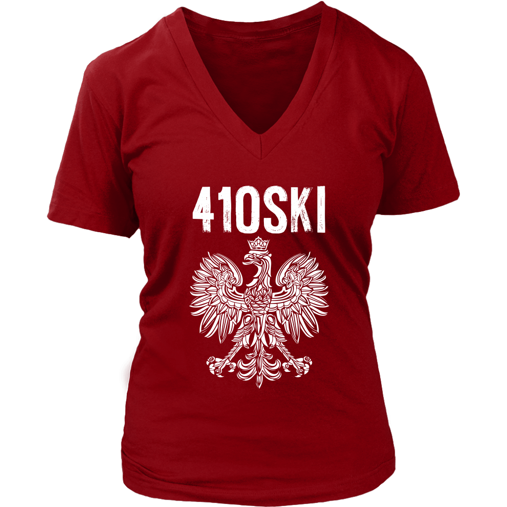 Maryland Area Code 410 Polish Pride T-shirt teelaunch   