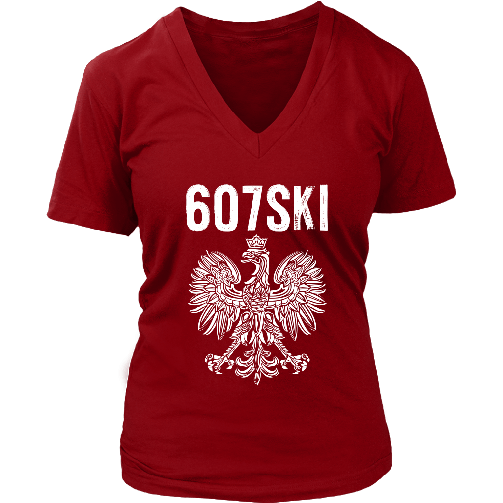 Binghamton NY - 607 Area Code - Polish Pride T-shirt teelaunch   