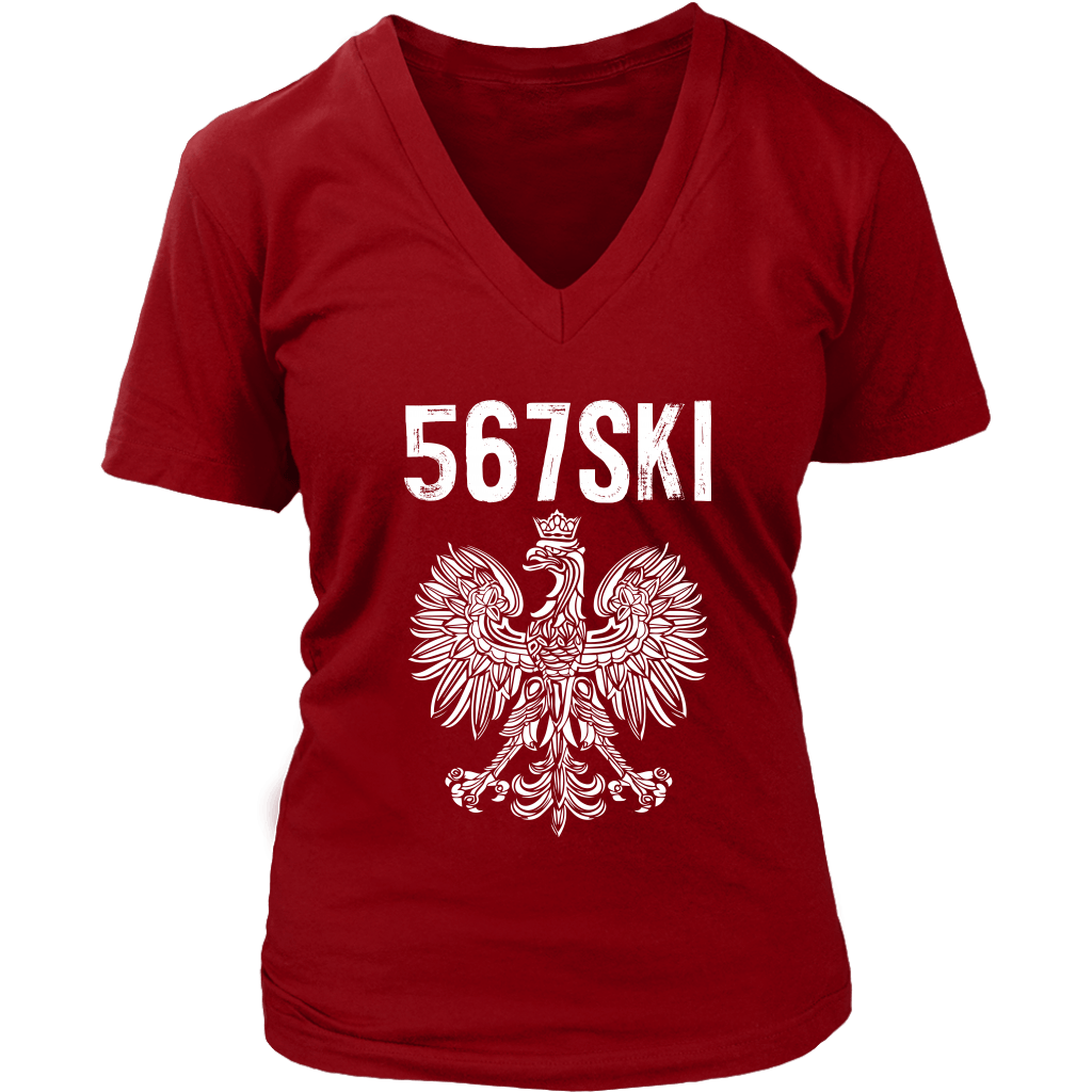 Toledo Ohio - 567 Area Code - Polish Pride T-shirt teelaunch   