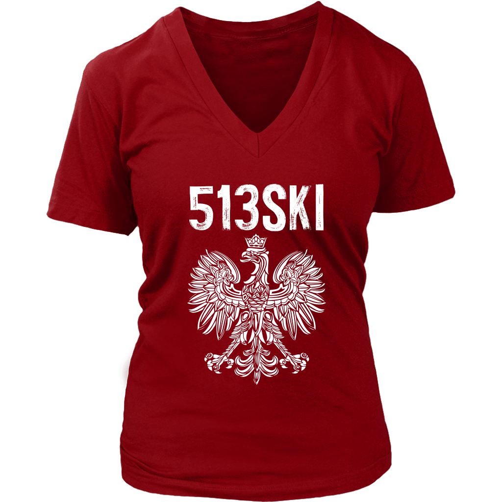 Cincinnati Ohio - 513 Area Code - Polish Pride T-shirt teelaunch   