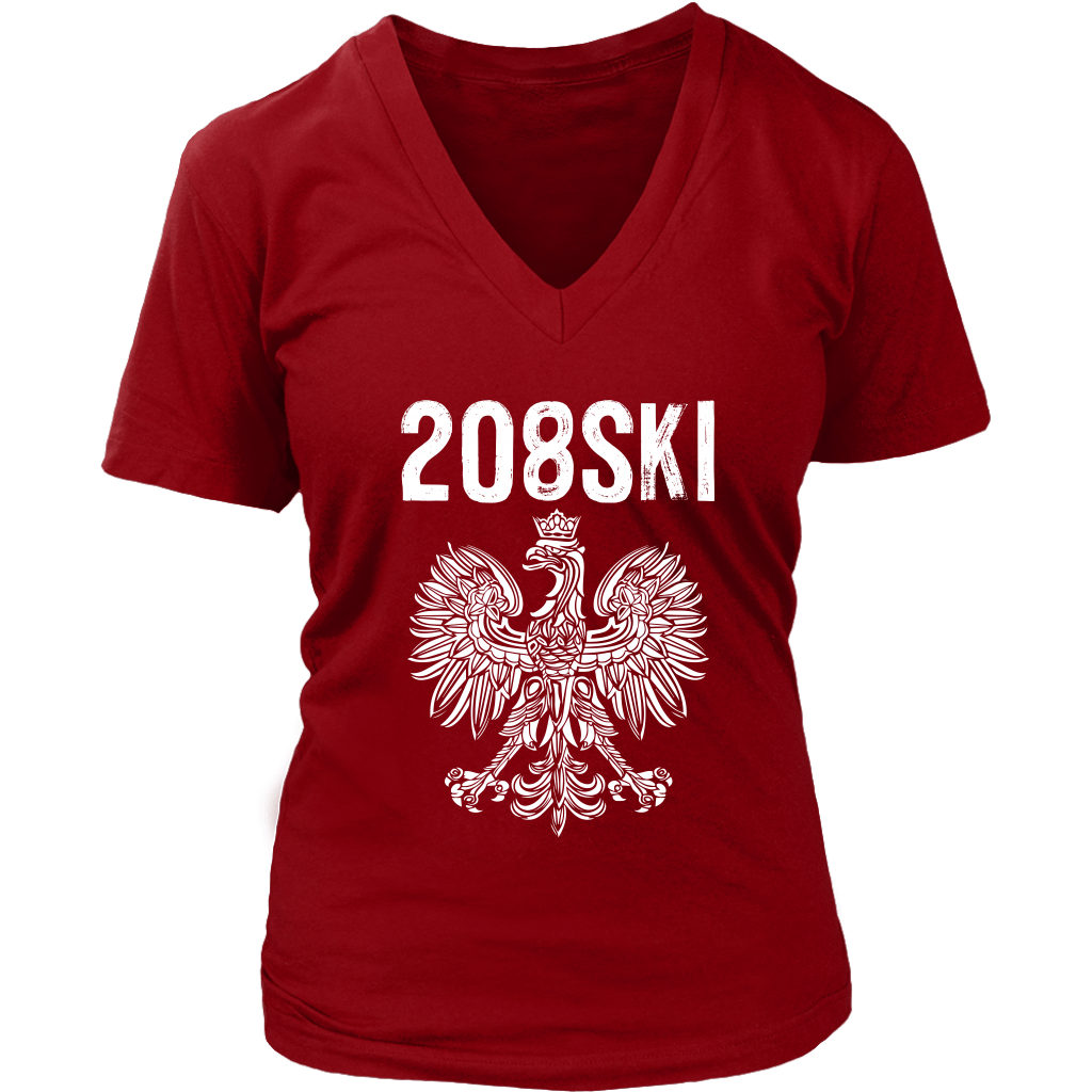 Idaho Polish American Pride - 208 Area Code T-shirt teelaunch   