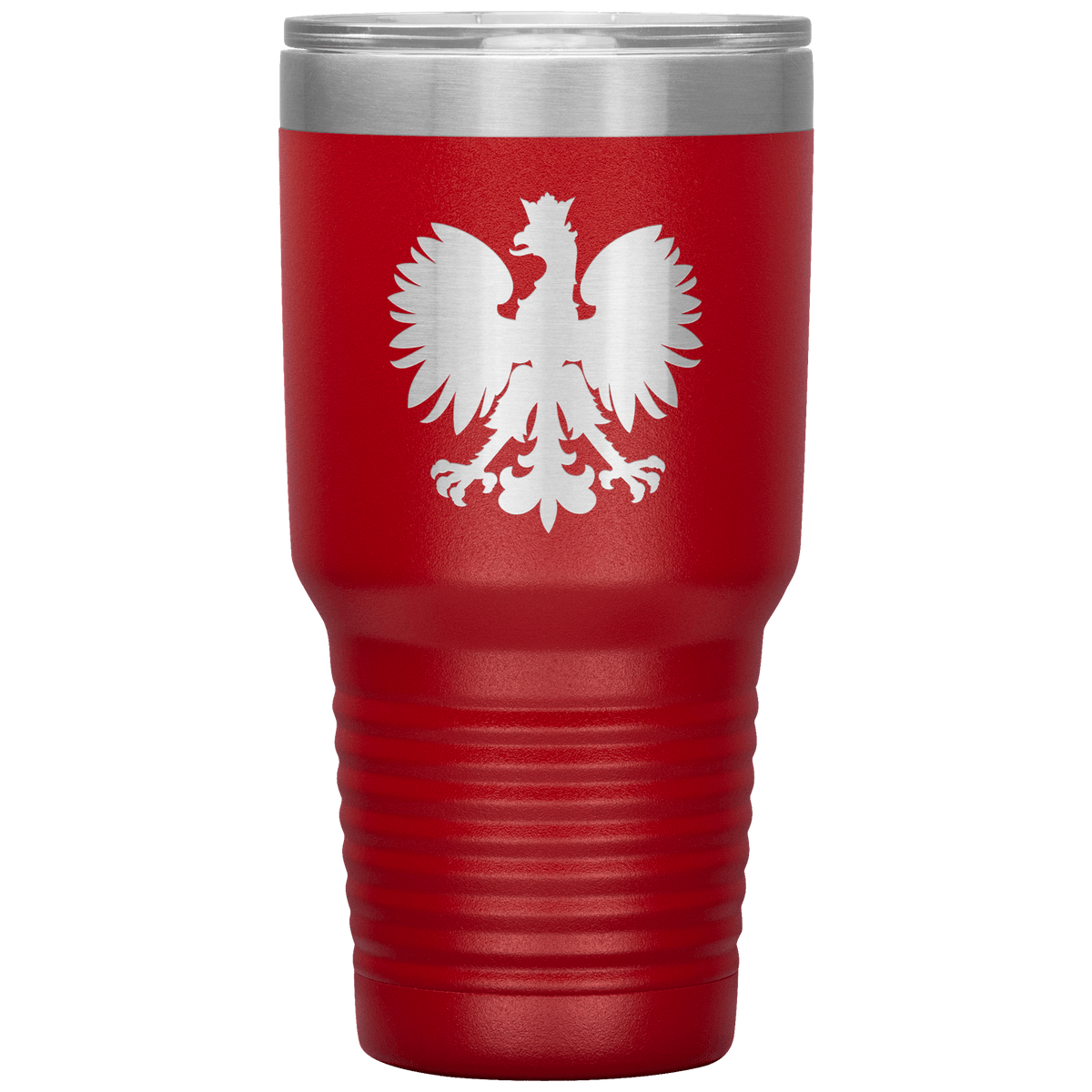 Polish Eagle 30 oz Vacuum Insulated Tumbler Tumblers teelaunch Red  