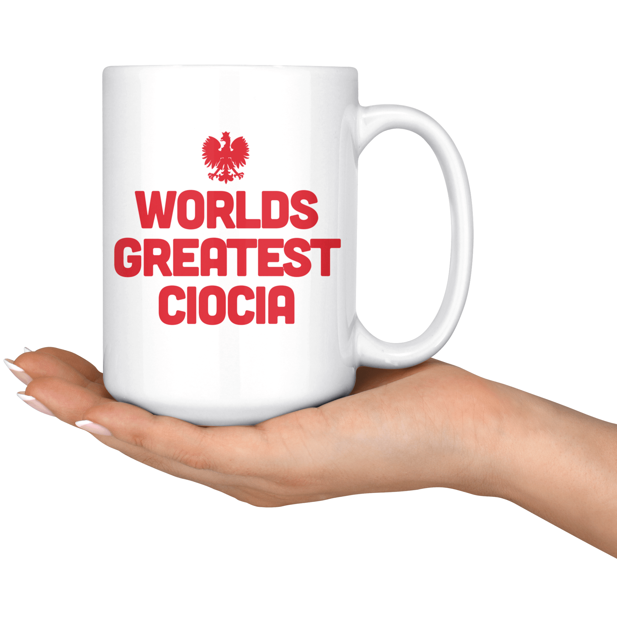 World's Greatest Ciocia Coffee Mug Drinkware teelaunch   